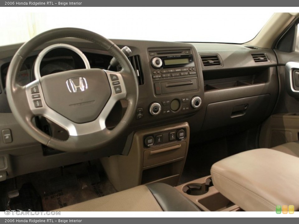 Beige Interior Dashboard for the 2006 Honda Ridgeline RTL #66134885