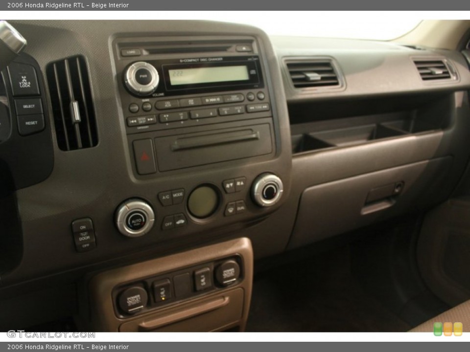 Beige Interior Dashboard for the 2006 Honda Ridgeline RTL #66134912