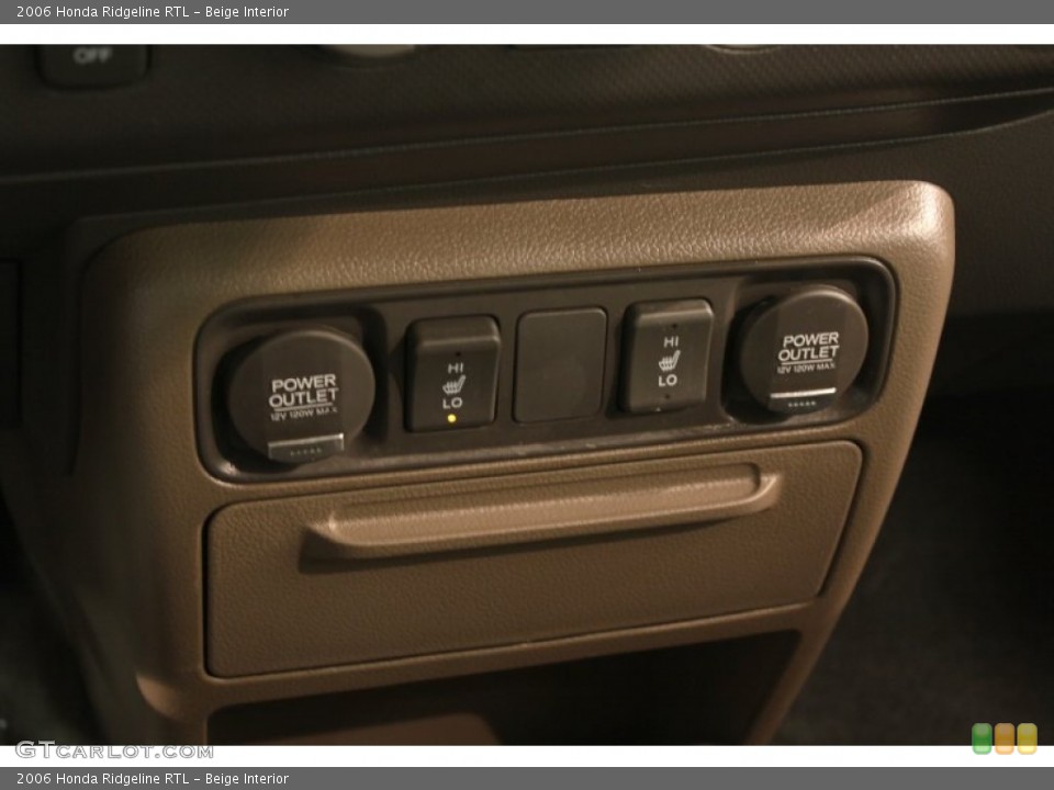 Beige Interior Controls for the 2006 Honda Ridgeline RTL #66134936