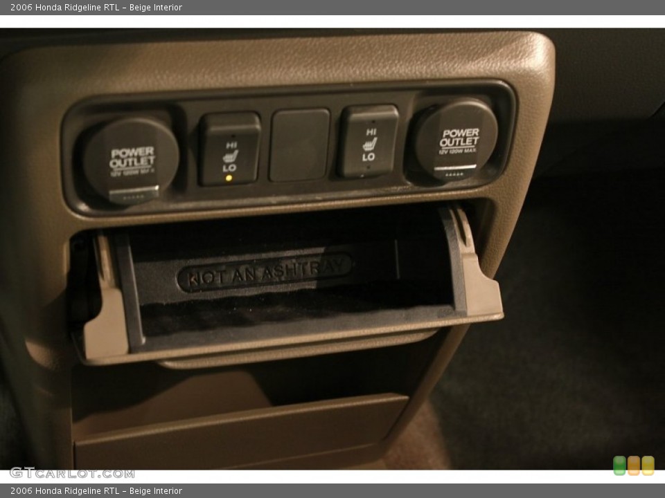 Beige Interior Controls for the 2006 Honda Ridgeline RTL #66134942