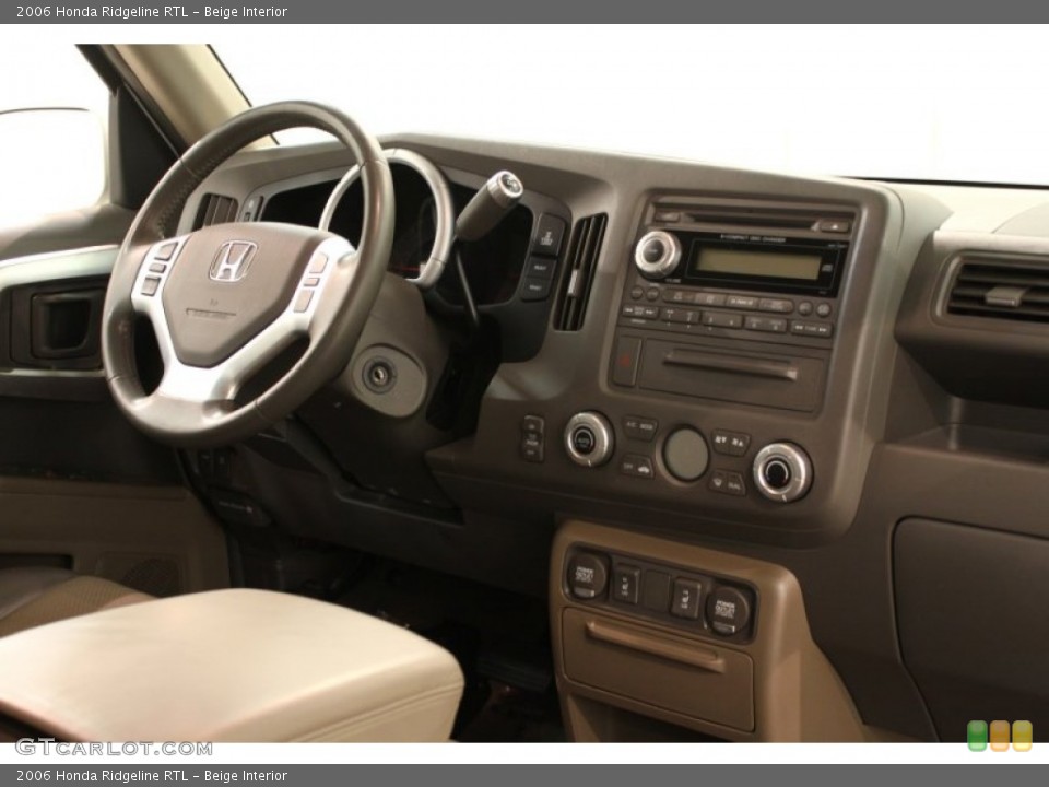 Beige Interior Dashboard for the 2006 Honda Ridgeline RTL #66134957