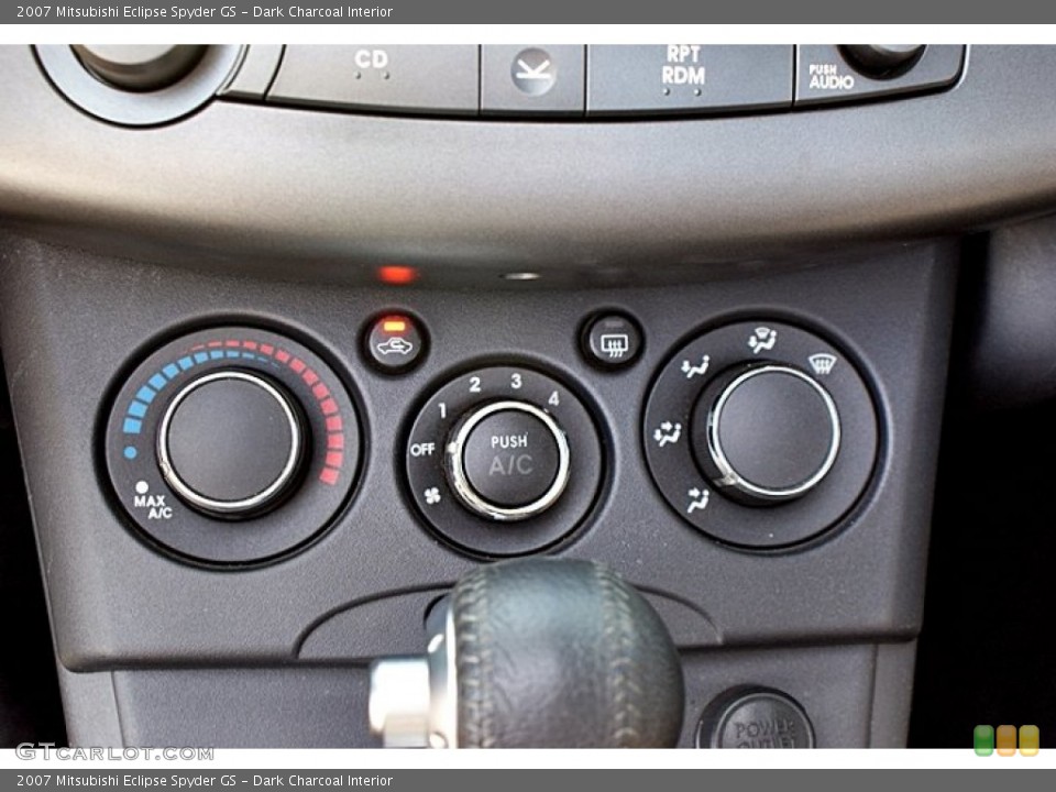 Dark Charcoal Interior Controls for the 2007 Mitsubishi Eclipse Spyder GS #66135302