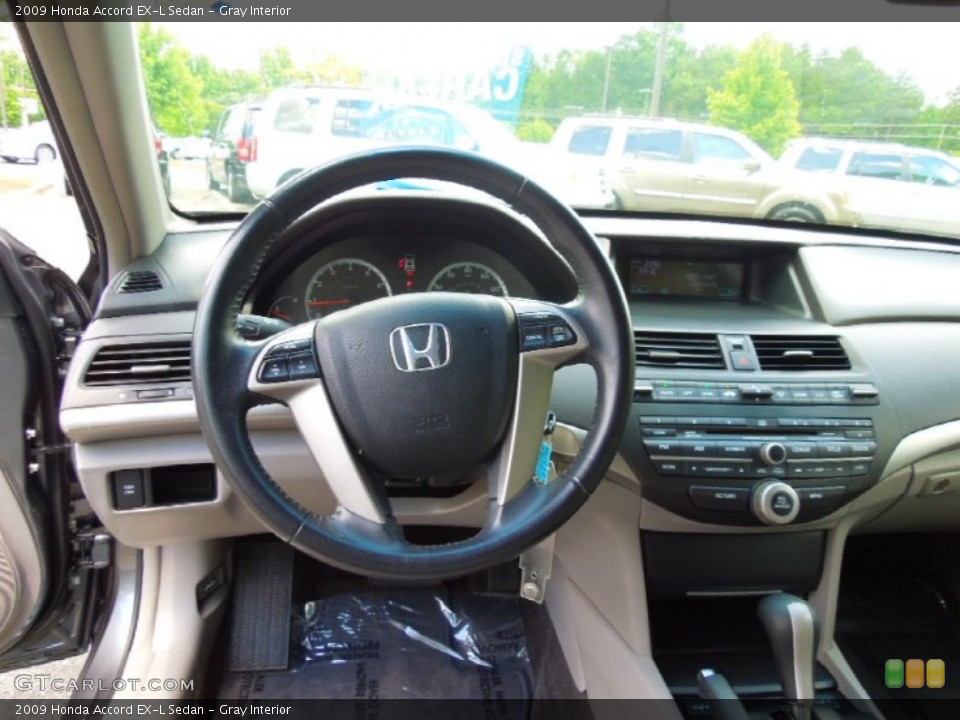 Gray Interior Dashboard for the 2009 Honda Accord EX-L Sedan #66135392