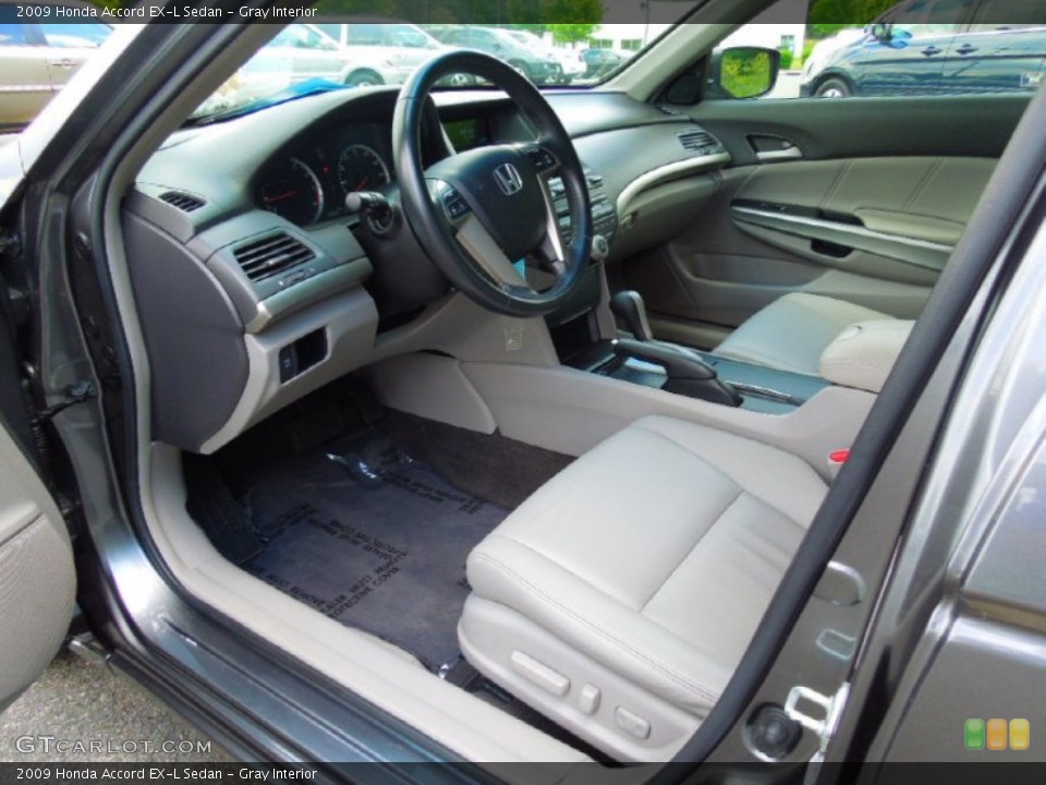 Gray Interior Photo for the 2009 Honda Accord EX-L Sedan #66135482