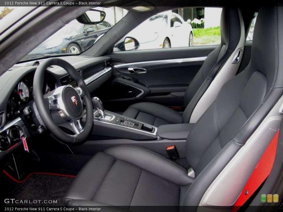 Black Interior Photo for the 2012 Porsche New 911 Carrera S Coupe #66135647