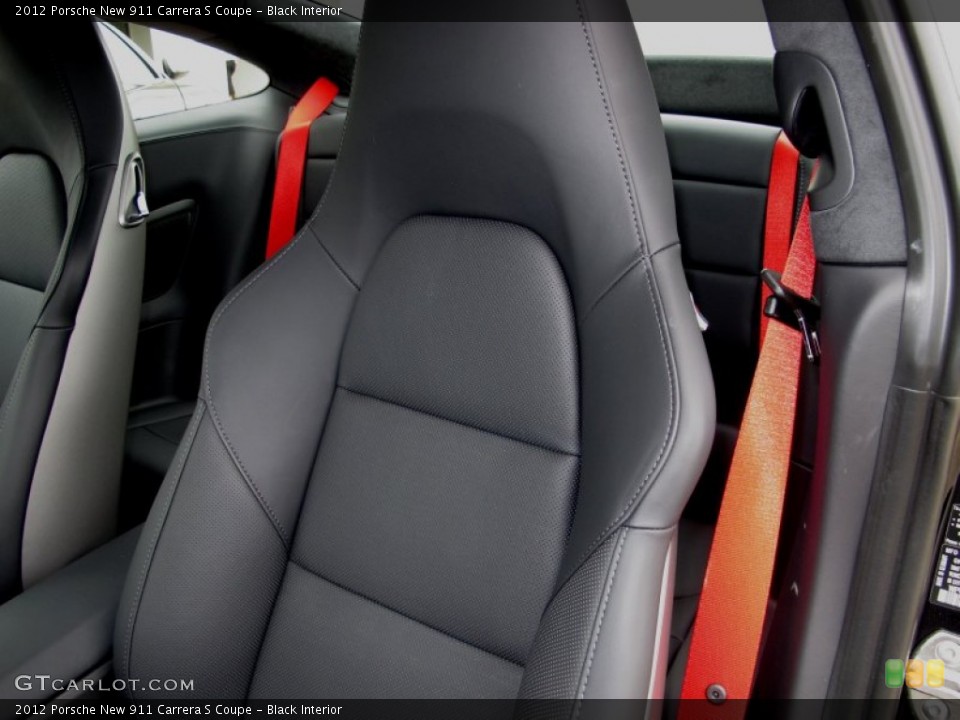 Black Interior Photo for the 2012 Porsche New 911 Carrera S Coupe #66135662