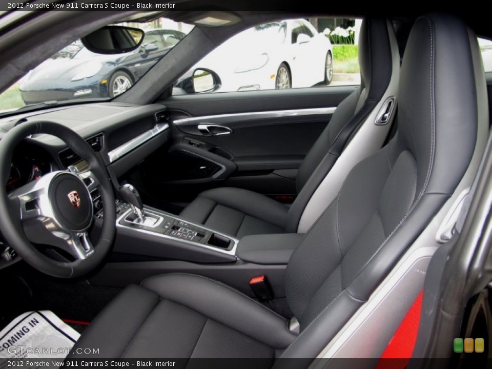 Black Interior Photo for the 2012 Porsche New 911 Carrera S Coupe #66135680