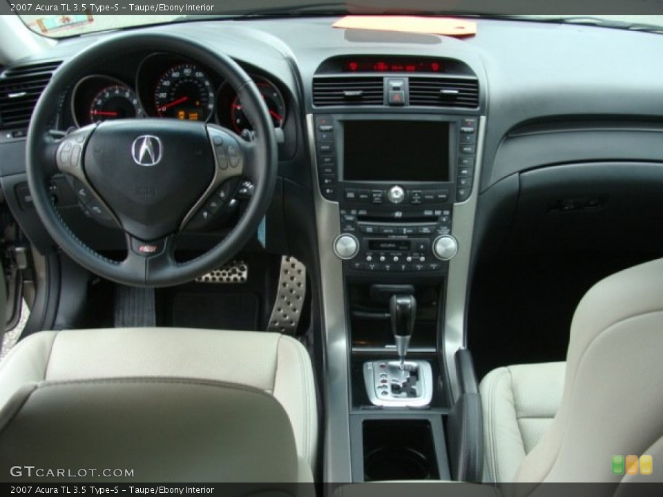 Taupe/Ebony Interior Dashboard for the 2007 Acura TL 3.5 Type-S #66136862
