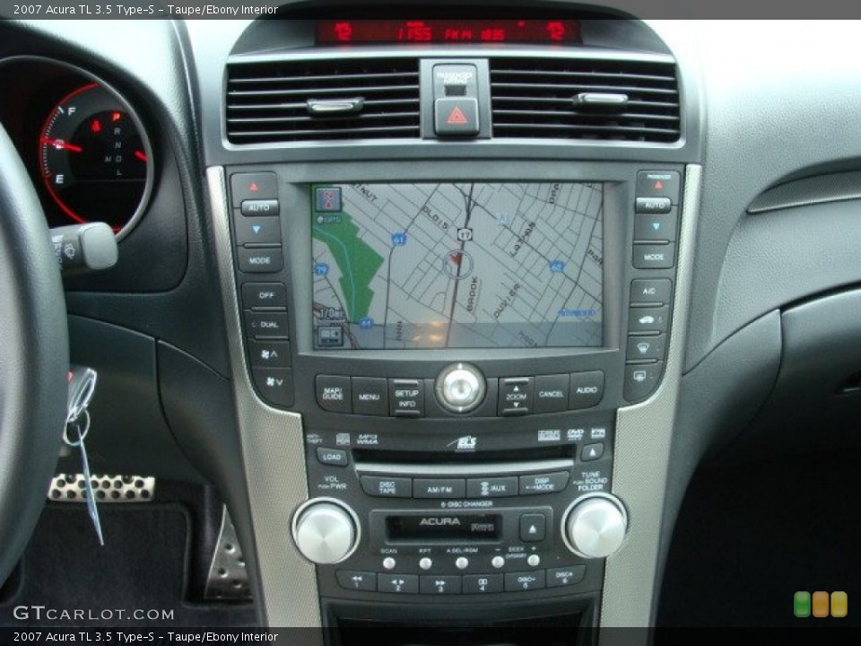 Taupe/Ebony Interior Navigation for the 2007 Acura TL 3.5 Type-S #66136907