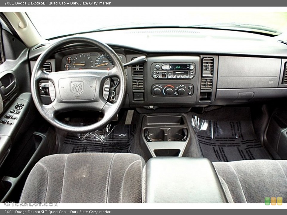 Dark Slate Gray Interior Dashboard for the 2001 Dodge Dakota SLT Quad Cab #66137246