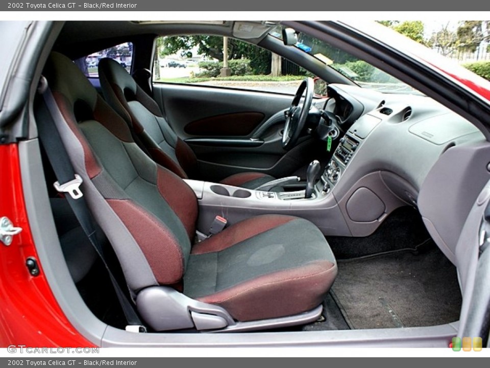Black/Red Interior Photo for the 2002 Toyota Celica GT #66138581
