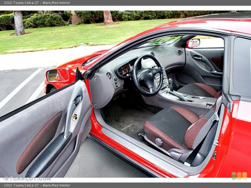 Black/Red Interior Photo for the 2002 Toyota Celica GT #66138776