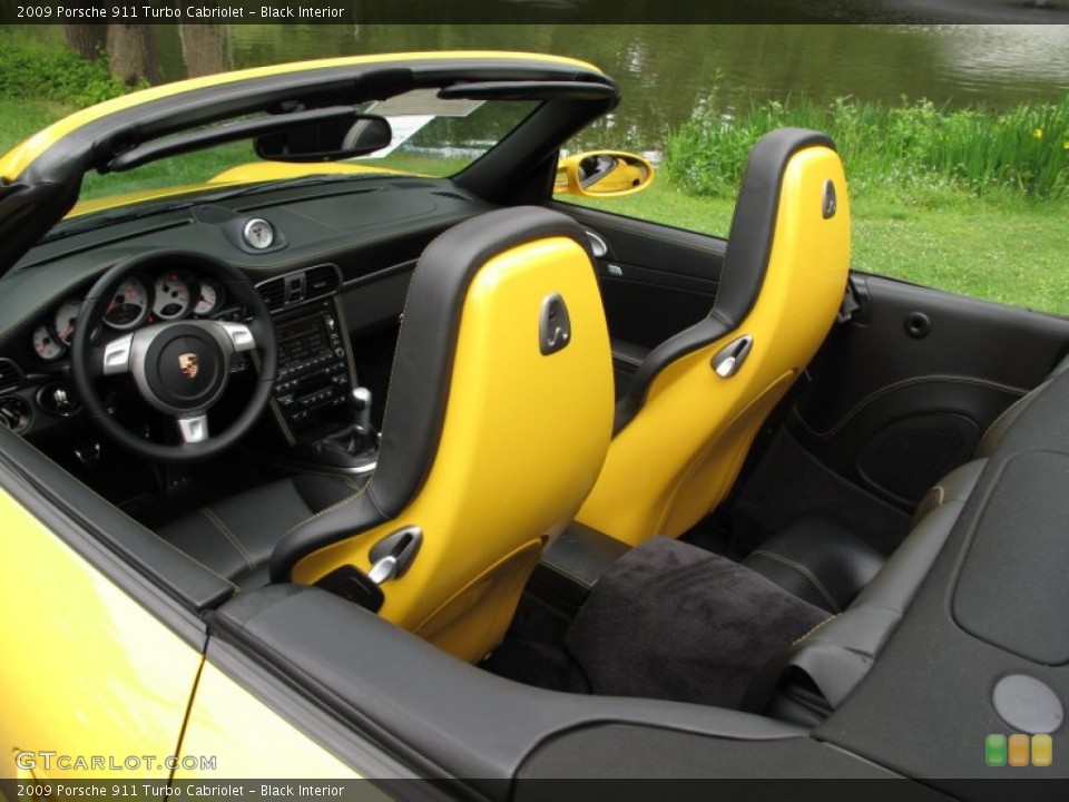 Black Interior Photo for the 2009 Porsche 911 Turbo Cabriolet #66139127