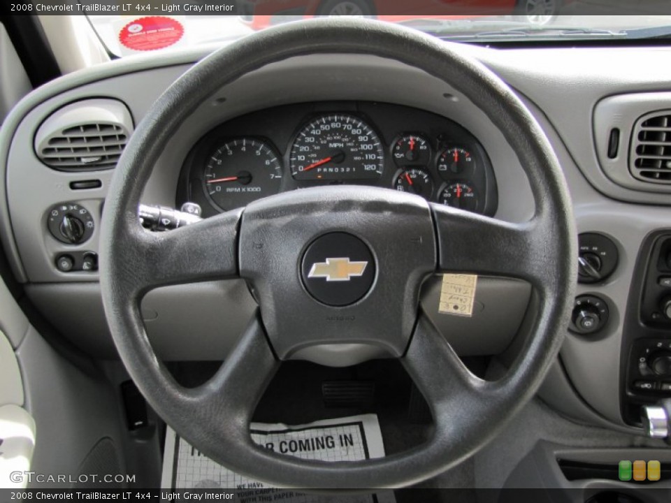 Light Gray Interior Steering Wheel for the 2008 Chevrolet TrailBlazer LT 4x4 #66140372