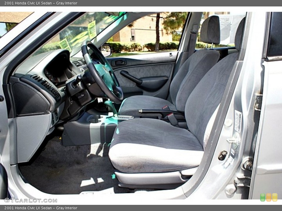 Gray Interior Photo for the 2001 Honda Civic LX Sedan #66141653