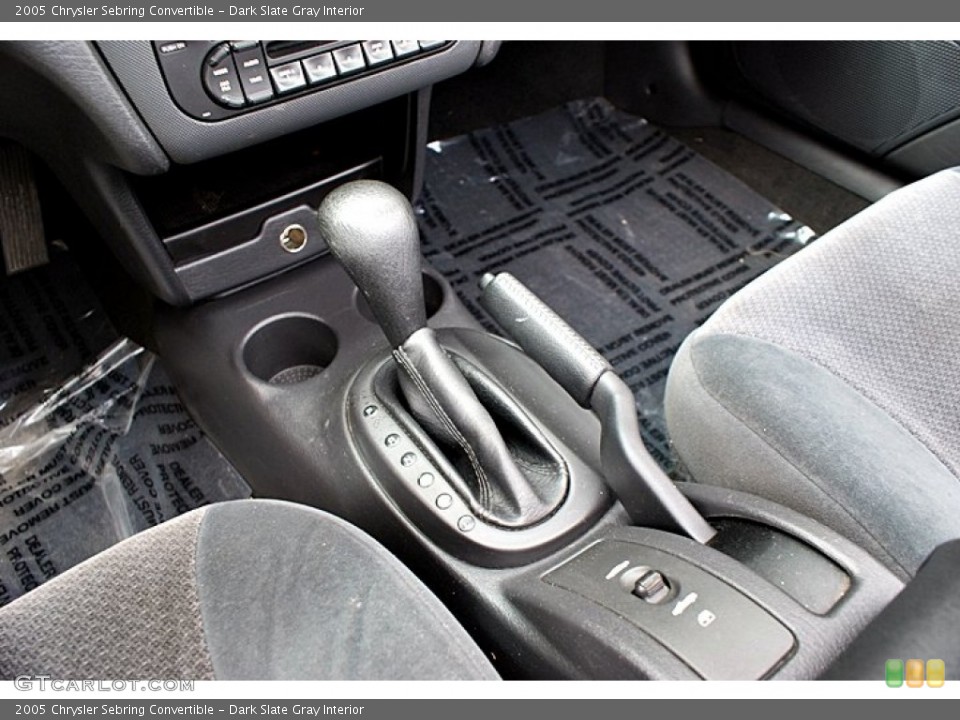 Dark Slate Gray Interior Transmission for the 2005 Chrysler Sebring Convertible #66142985