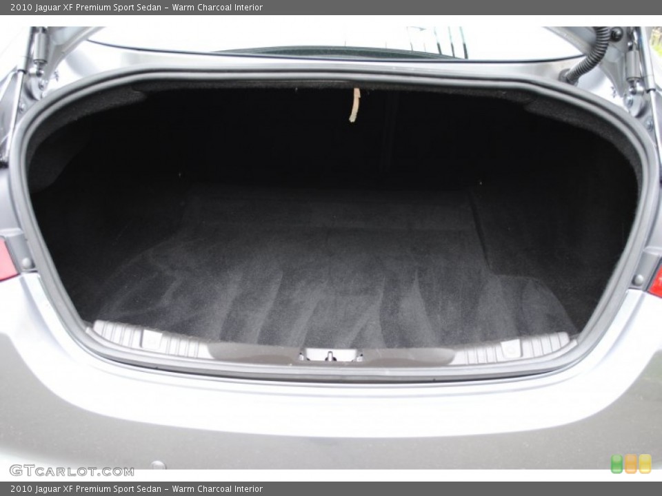Warm Charcoal Interior Trunk for the 2010 Jaguar XF Premium Sport Sedan #66144050