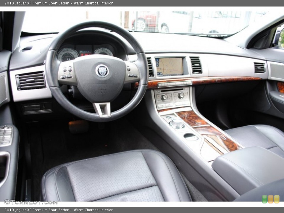 Warm Charcoal Interior Prime Interior for the 2010 Jaguar XF Premium Sport Sedan #66144104