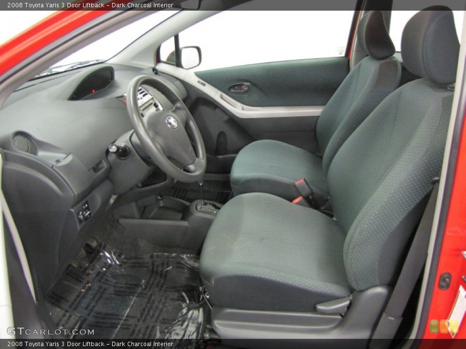 Dark Charcoal Interior Photo for the 2008 Toyota Yaris 3 Door Liftback #66144152