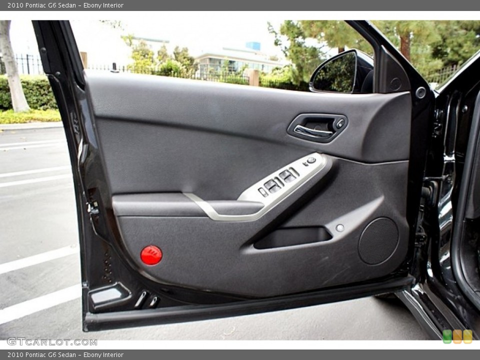 Ebony Interior Door Panel for the 2010 Pontiac G6 Sedan #66144440