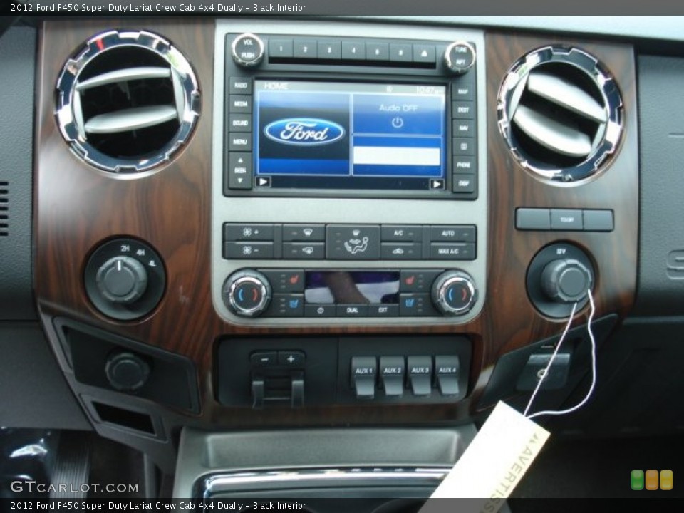 Black Interior Controls for the 2012 Ford F450 Super Duty Lariat Crew Cab 4x4 Dually #66145145