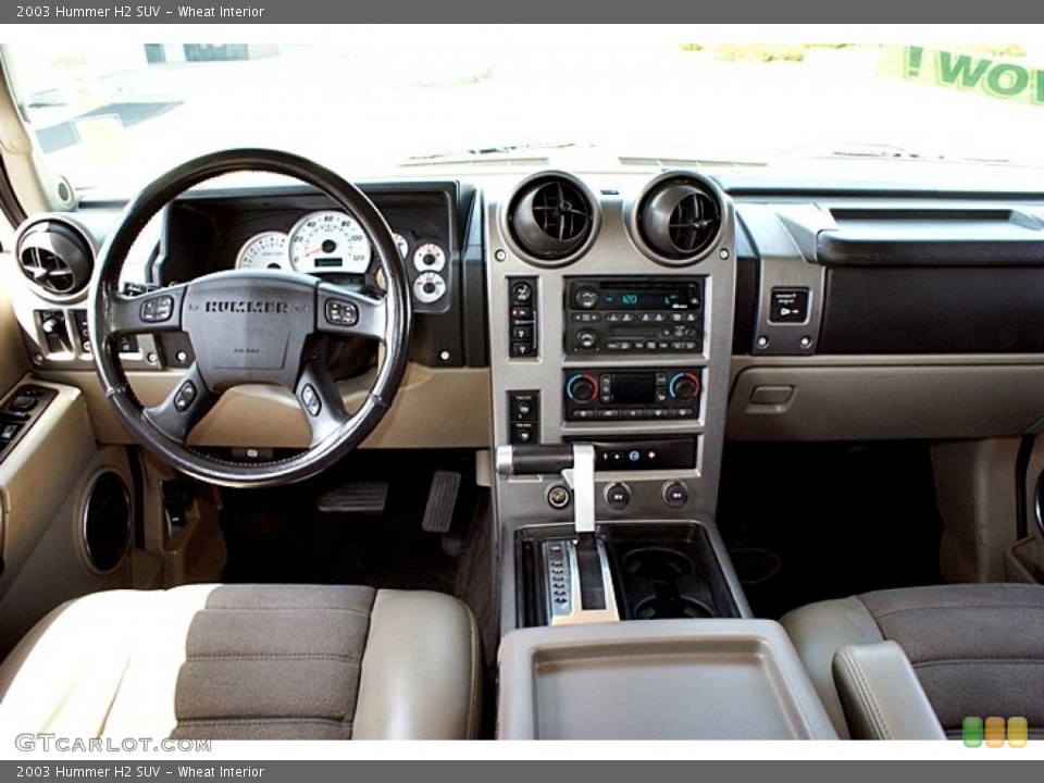Wheat Interior Dashboard for the 2003 Hummer H2 SUV #66145760