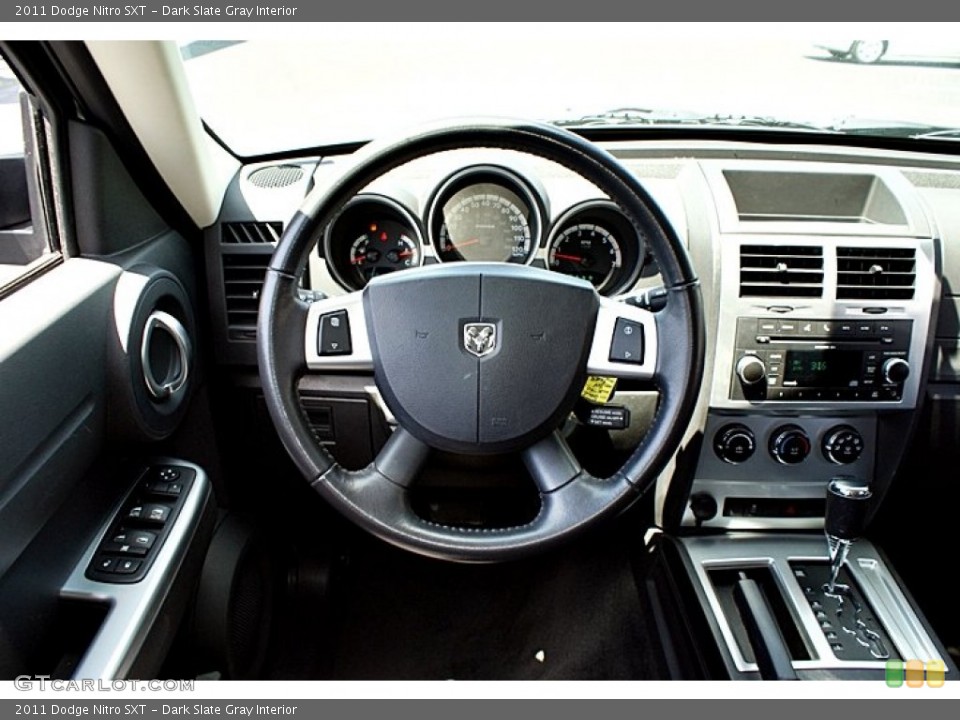 Dark Slate Gray Interior Steering Wheel for the 2011 Dodge Nitro SXT #66146294