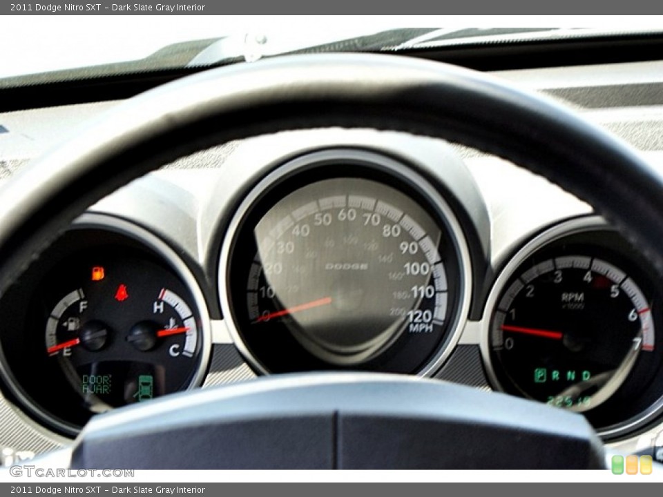 Dark Slate Gray Interior Gauges for the 2011 Dodge Nitro SXT #66146312