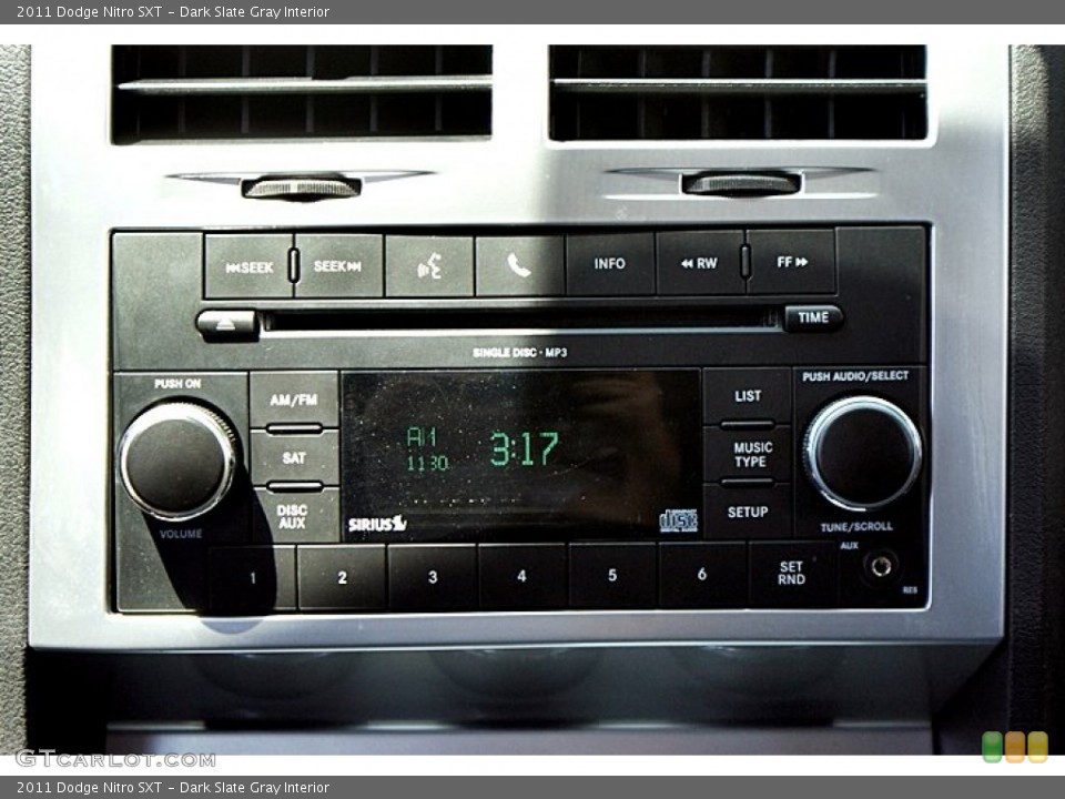 Dark Slate Gray Interior Audio System for the 2011 Dodge Nitro SXT #66146408