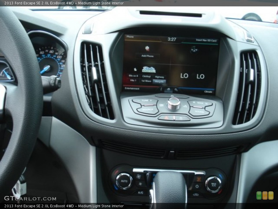 Medium Light Stone Interior Controls for the 2013 Ford Escape SE 2.0L EcoBoost 4WD #66146687