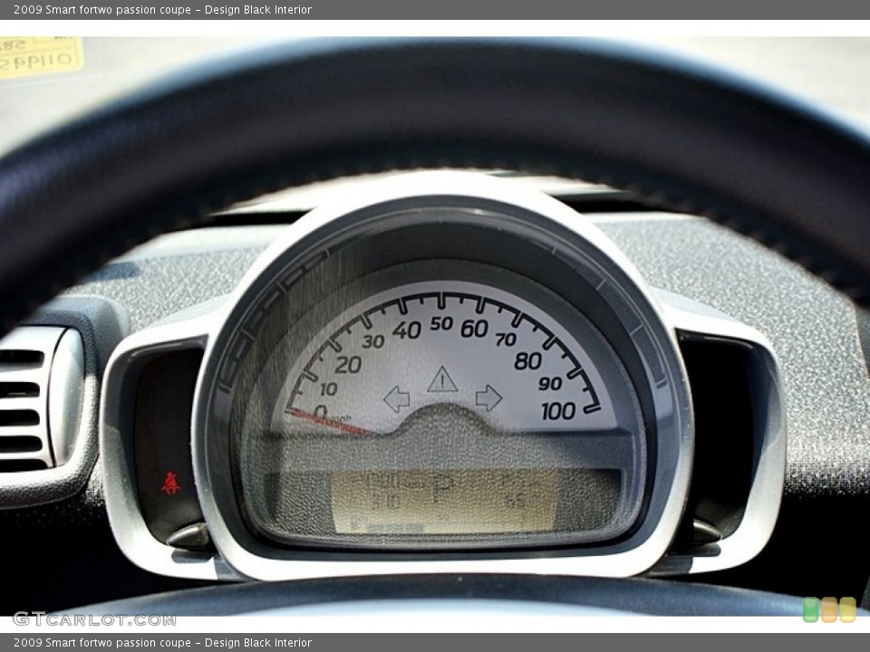 Design Black Interior Gauges for the 2009 Smart fortwo passion coupe #66146711