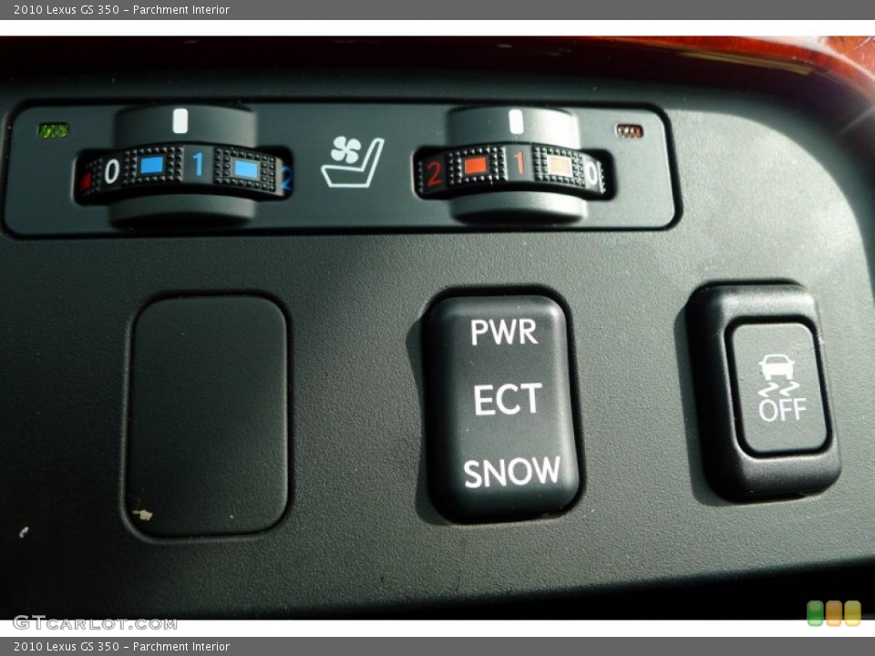 Parchment Interior Controls for the 2010 Lexus GS 350 #66147050