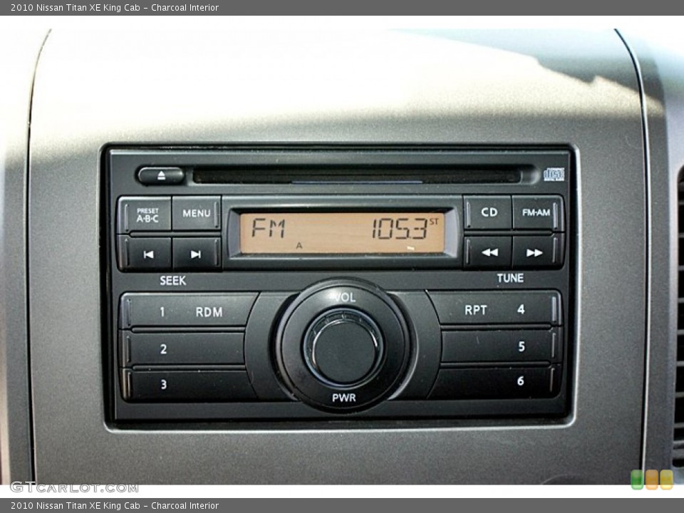 Charcoal Interior Audio System for the 2010 Nissan Titan XE King Cab #66147236