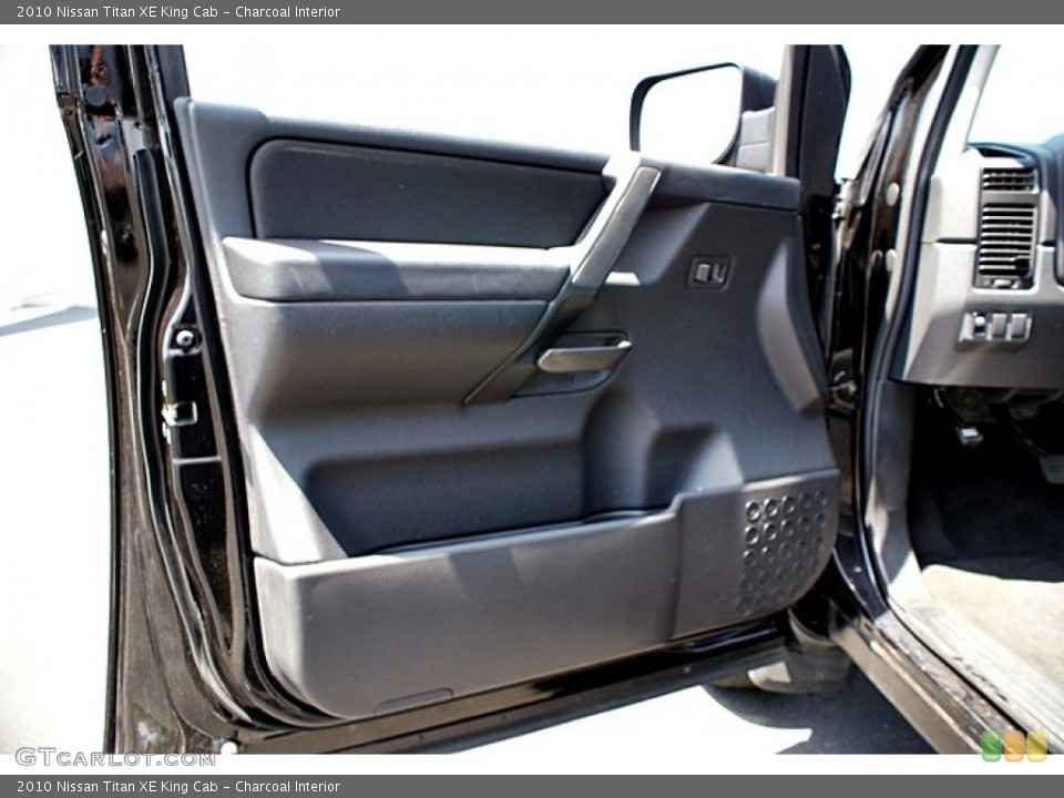 Charcoal Interior Door Panel for the 2010 Nissan Titan XE King Cab #66147275