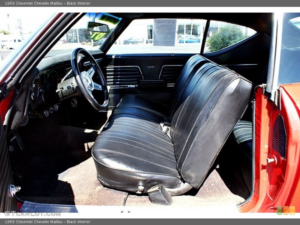 Black Interior Photo for the 1969 Chevrolet Chevelle Malibu #66147455