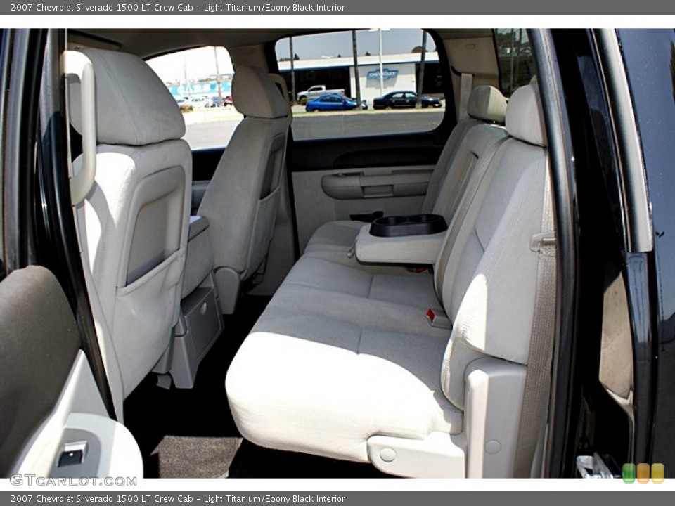 Light Titanium/Ebony Black Interior Rear Seat for the 2007 Chevrolet Silverado 1500 LT Crew Cab #66148940