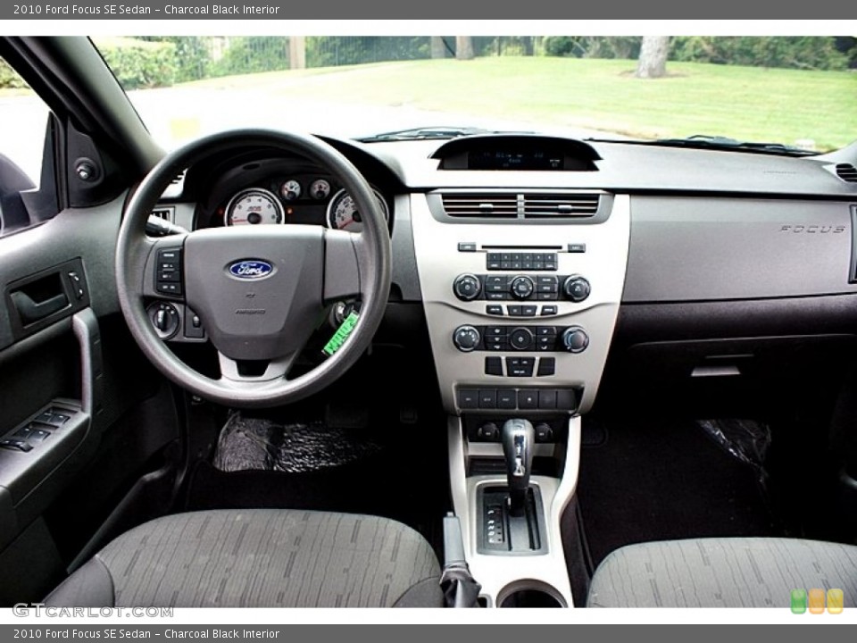 Charcoal Black Interior Dashboard for the 2010 Ford Focus SE Sedan #66152048