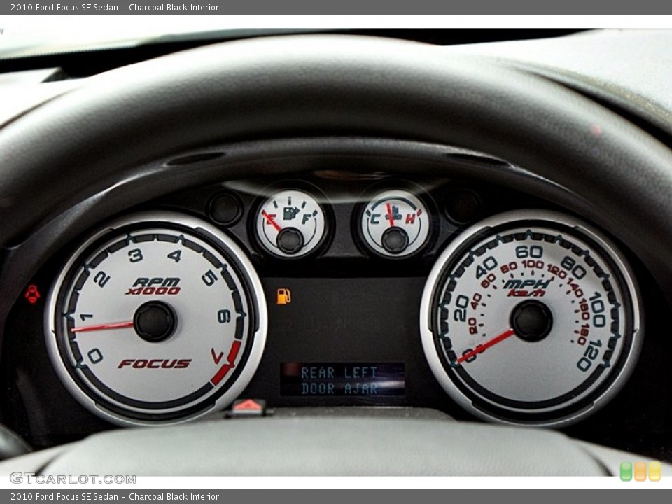 Charcoal Black Interior Gauges for the 2010 Ford Focus SE Sedan #66152066