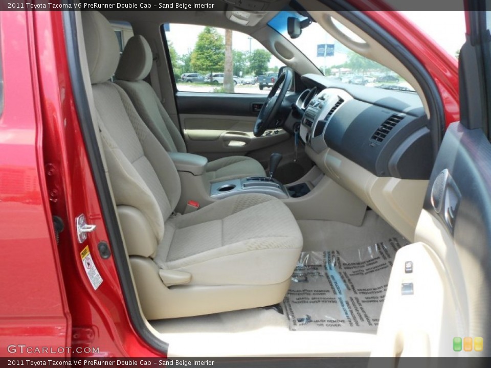 Sand Beige Interior Photo for the 2011 Toyota Tacoma V6 PreRunner Double Cab #66152129