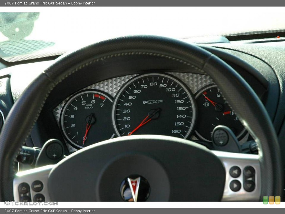 Ebony Interior Gauges for the 2007 Pontiac Grand Prix GXP Sedan #6615236