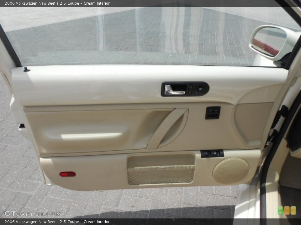 Cream Interior Door Panel for the 2006 Volkswagen New Beetle 2.5 Coupe #66153995