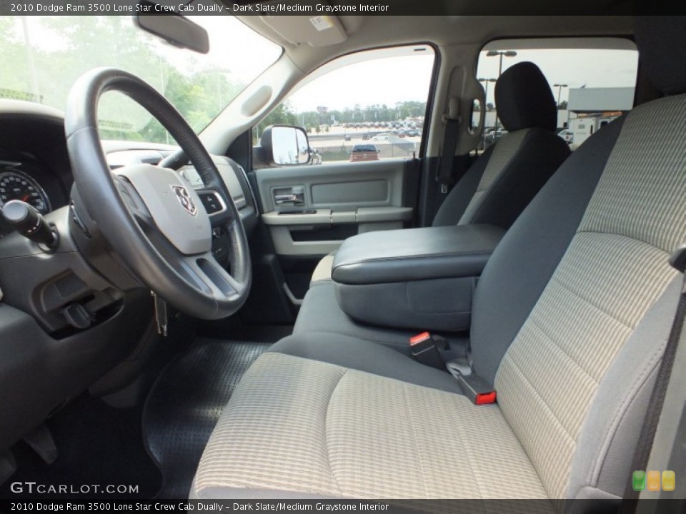 Dark Slate/Medium Graystone Interior Photo for the 2010 Dodge Ram 3500 Lone Star Crew Cab Dually #66154982