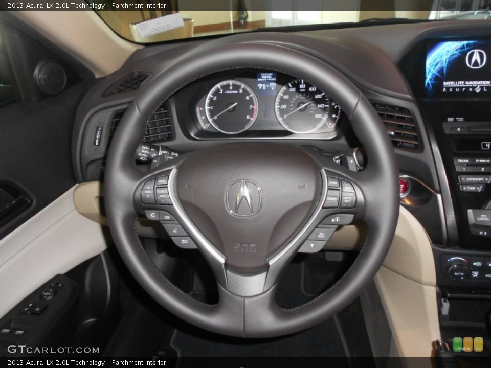 Parchment Interior Steering Wheel for the 2013 Acura ILX 2.0L Technology #66155264