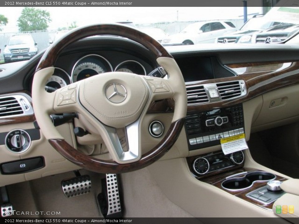 Almond/Mocha Interior Dashboard for the 2012 Mercedes-Benz CLS 550 4Matic Coupe #66156299