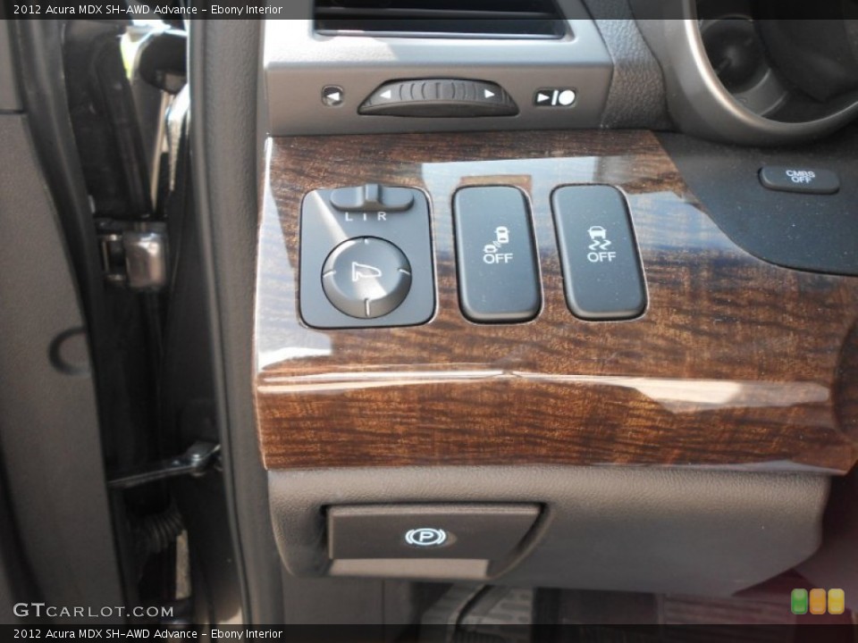 Ebony Interior Controls for the 2012 Acura MDX SH-AWD Advance #66156917
