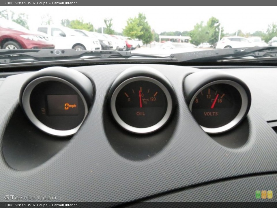 Carbon Interior Gauges for the 2008 Nissan 350Z Coupe #66157544