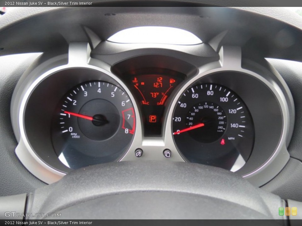 Black/Silver Trim Interior Gauges for the 2012 Nissan Juke SV #66158768