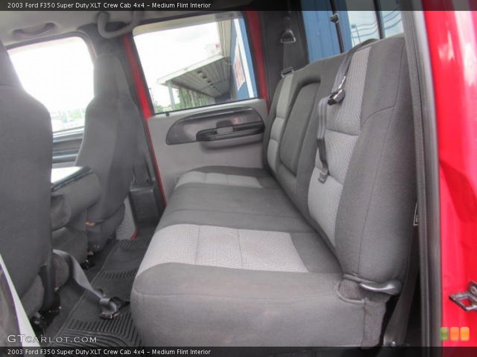 Medium Flint Interior Rear Seat for the 2003 Ford F350 Super Duty XLT Crew Cab 4x4 #66160121