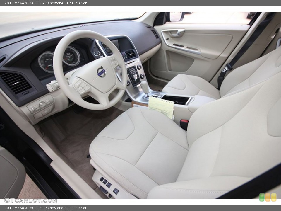 Sandstone Beige Interior Photo for the 2011 Volvo XC60 3.2 #66160850
