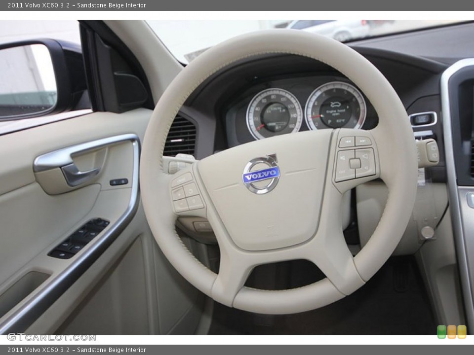 Sandstone Beige Interior Steering Wheel for the 2011 Volvo XC60 3.2 #66160976
